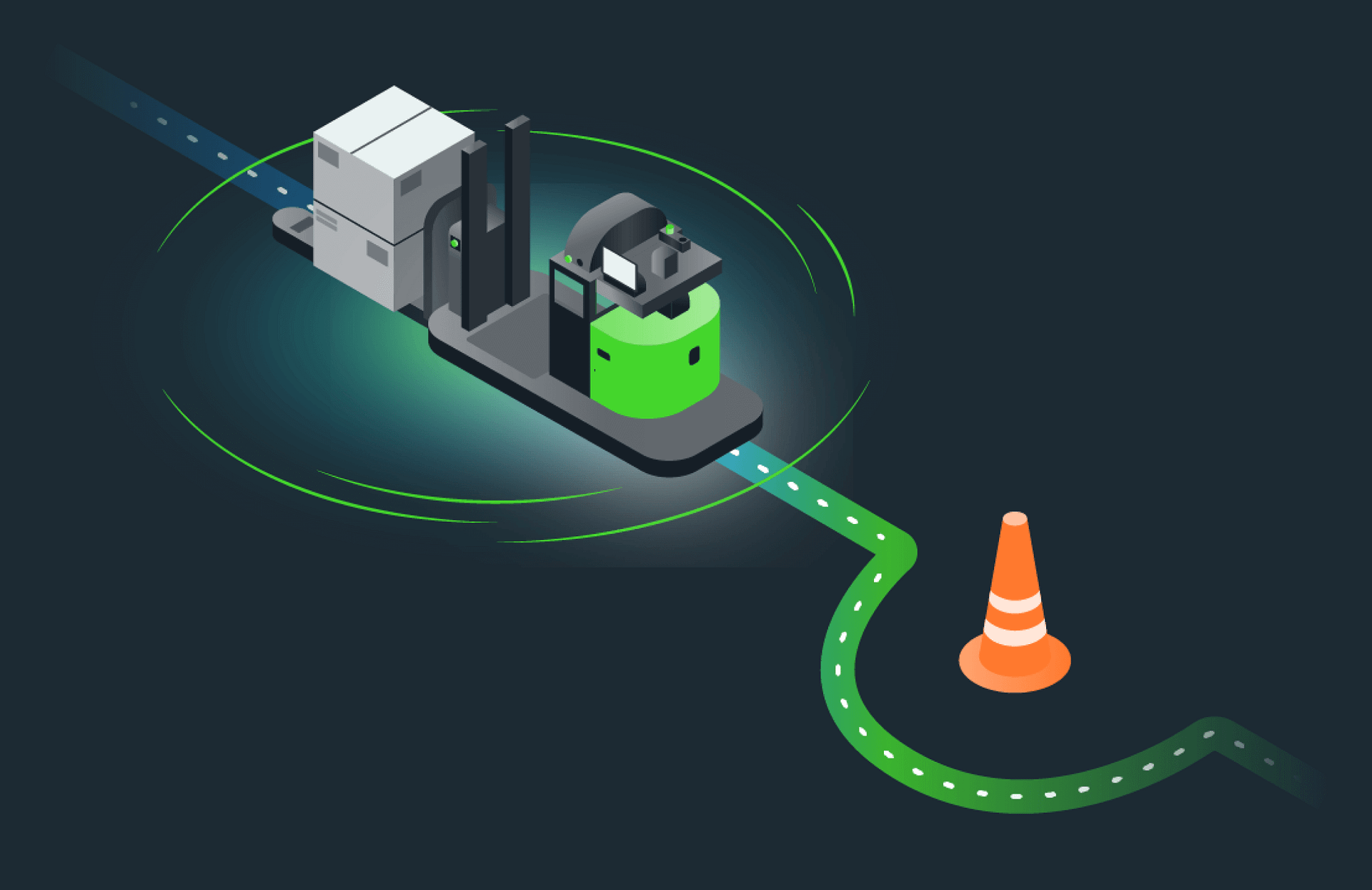 Collision clearance avoidance robot